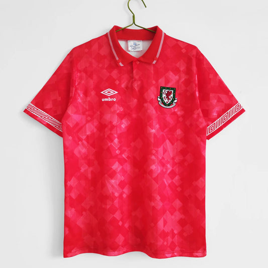 Camisola Retro País de Gales 1990/92